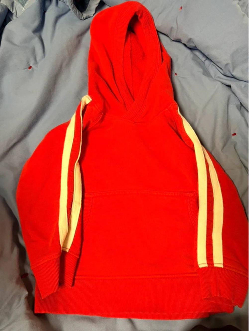 Hanna Andersson red striped hoodie